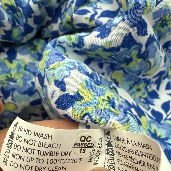 Poupette St. Barth Blue and White Floral Dress size S - Picture 6 of 9